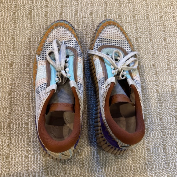 Chloe Nama Multi Color Sneakers | Size 40 - Picture 3 of 7